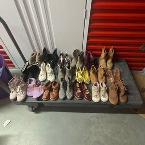 Assorted Children's Shoes Bundle - 19 Pairs